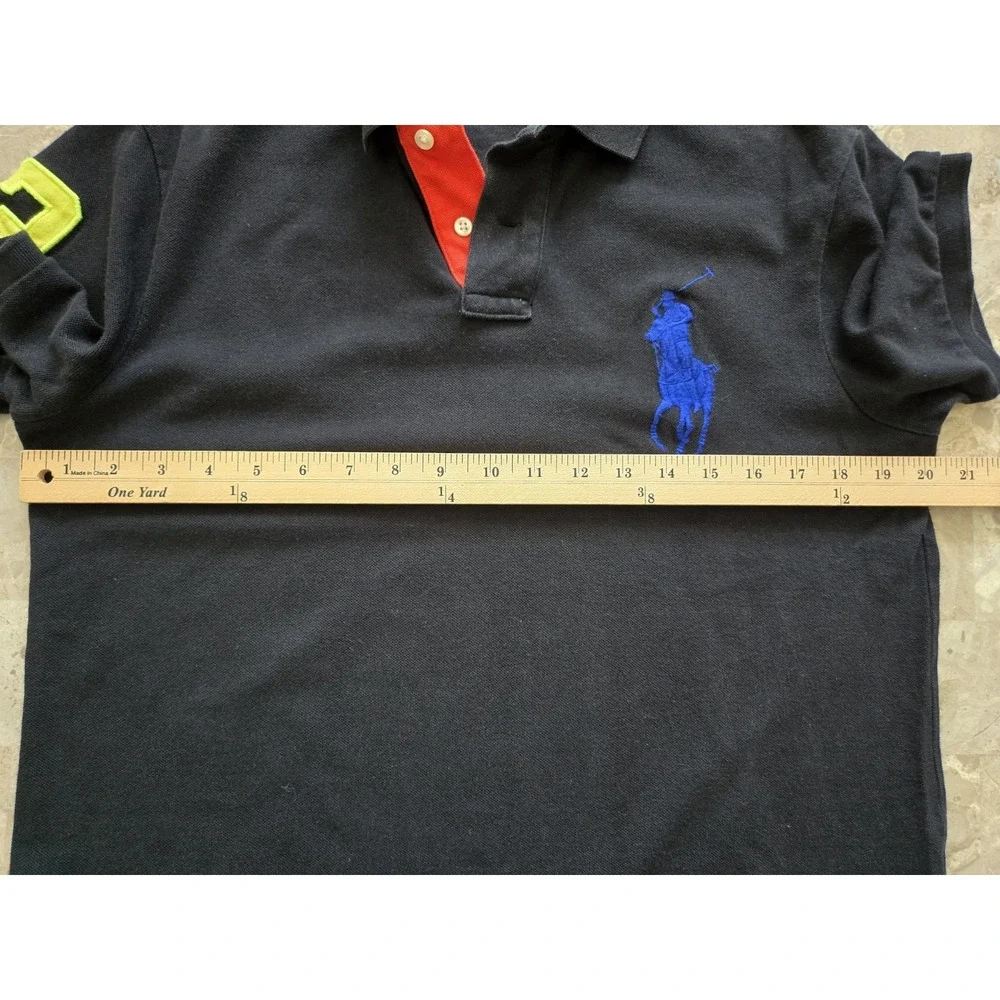 VTG‎ POLO RALPH LAUREN CUSTOM FIT BIG PONY POLO SHIRT MEN'S SIZE M